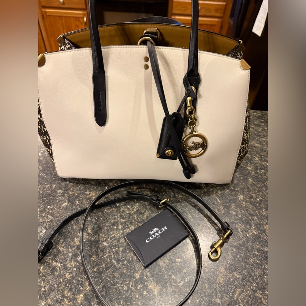 Coach Cooper Snakeskin Carryall Bag 37125 HTF